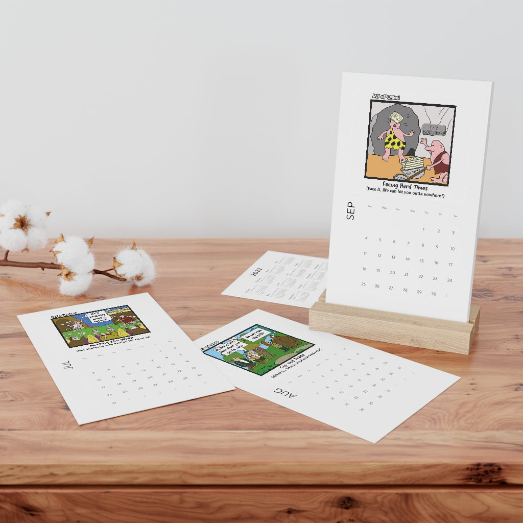 Vertical Desk Calendar