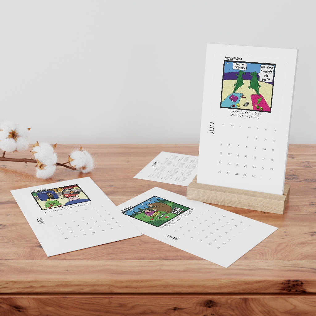 Vertical Desk Calendar